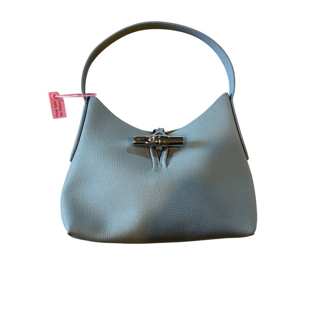 Longchamp Leather Roseau Hobo Bag Tote